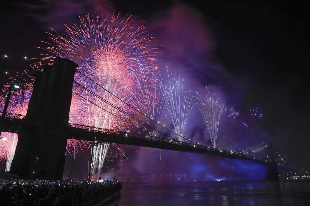 Blasio manterá queima de fogos em July 4th em New York City Fontoura