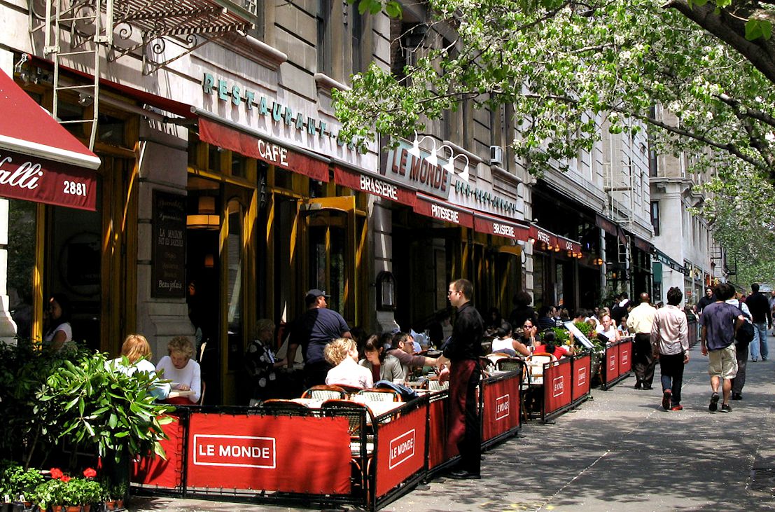 Cafe NYC Ruas de Nova York podem se tornar cafés na calçada