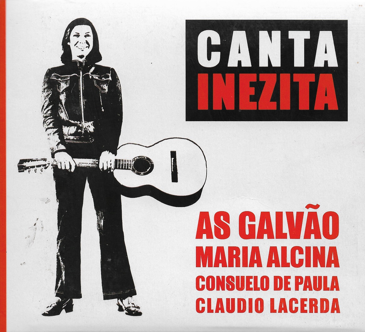 Capa CD Canta Inezita As Galvão Maria Alcina Consuelo de Paula e Claudio Lacerda A mais brasileira das cantoras